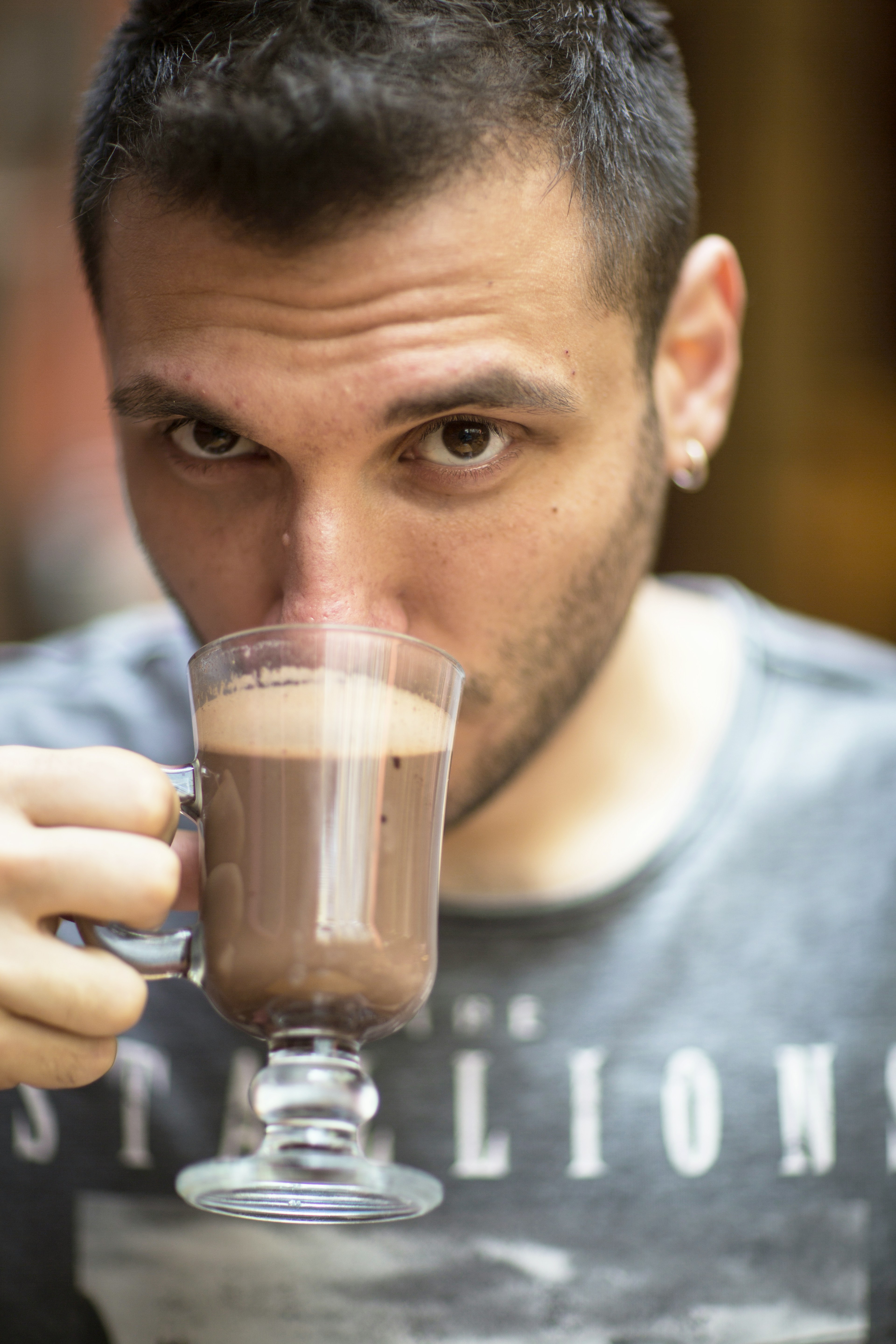 Foodie with coffee